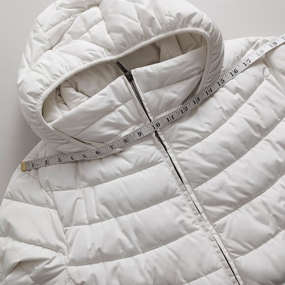 DKNY Built-in Vest Hooded Puffer Coat - Picture 10 of 16